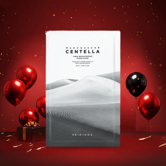 شيت ماسك للتفتيح والنضارة مدغشقر | SKIN1004 madagascar centella tone brightening glow mask - Barbie.phar
