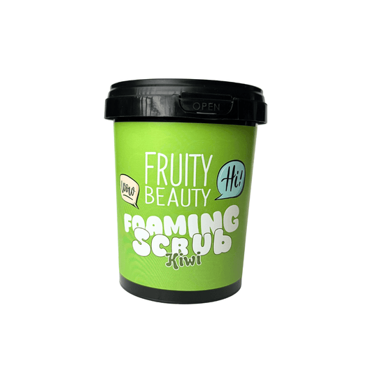 سكراب فروتي للجسم كيوي 600مل | Fruity Beauty Foaming Scrub Kiwi - Barbie.phar