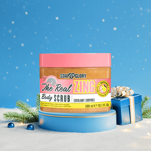 سكراب جسم بأحماض AHA سوب اند كلوري - 300مل | Soap & Glory the real zing body scrub - Barbie.phar