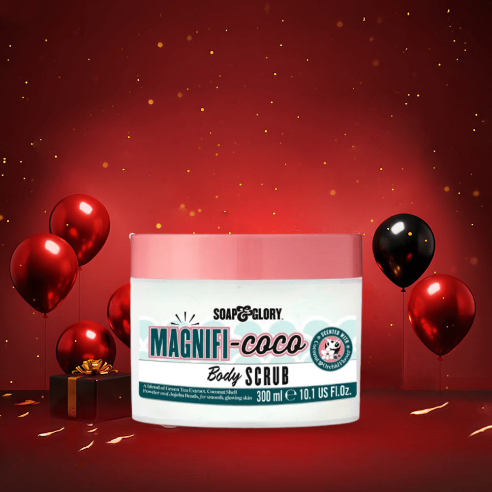 سكراب جسم بجوز الهند سوب اند كلوري - 300مل | Soap & Glory magnifi coco body scrub - Barbie.phar