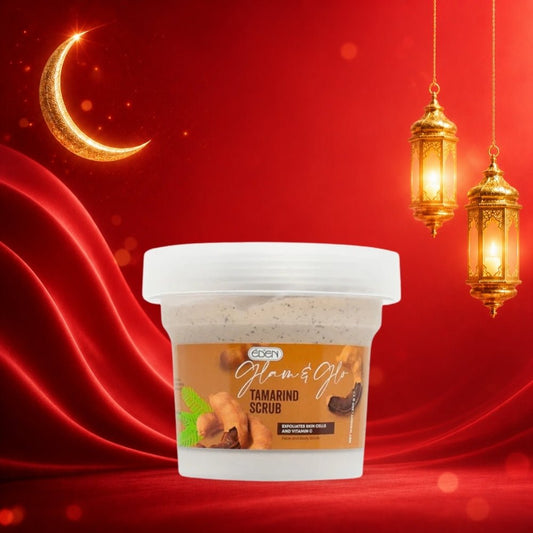 سكراب للجسم بالتمر هندي ايدن - 200غرام | Eden glam & glow tamarind body scrub - Barbie.phar