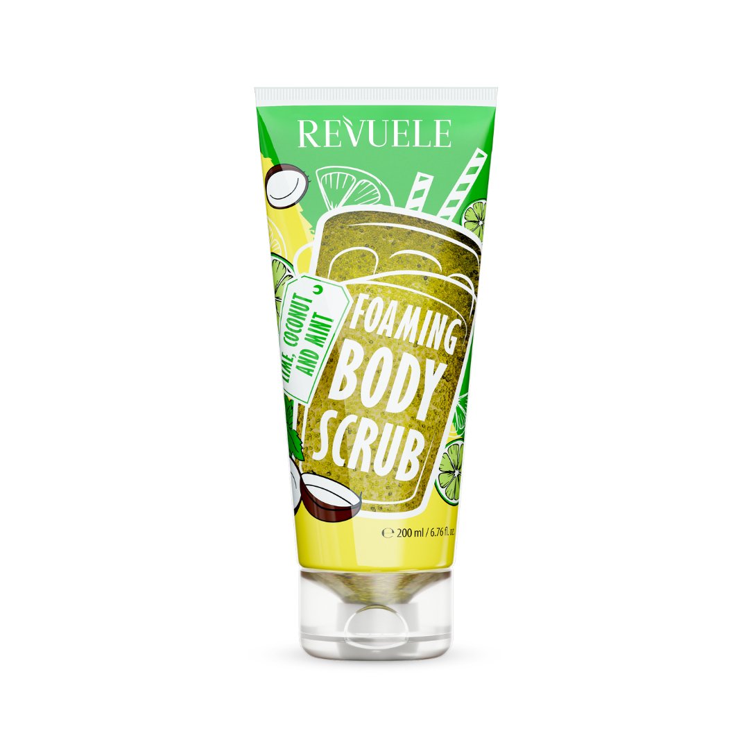 سكراب للجسم ريفولي - 200مل | Revuele Foaming Body Scrub - Barbie.phar