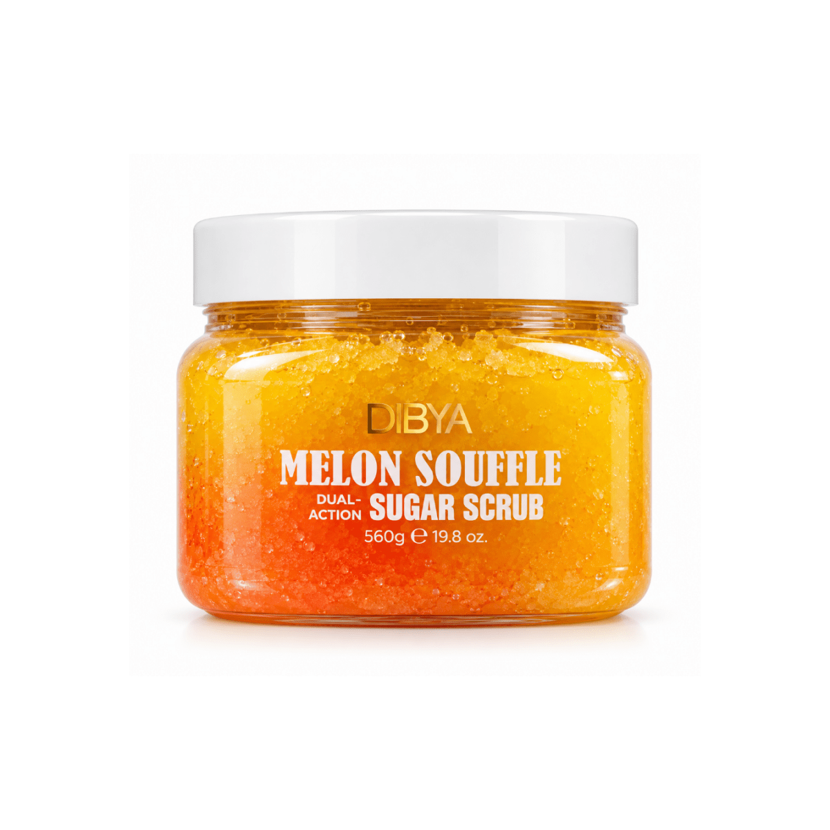 سكراب مقشر للجسم بطيخ ديبيا - 560غرام | DIBYA white melon souffle dual action sugar scrub - Barbie.phar