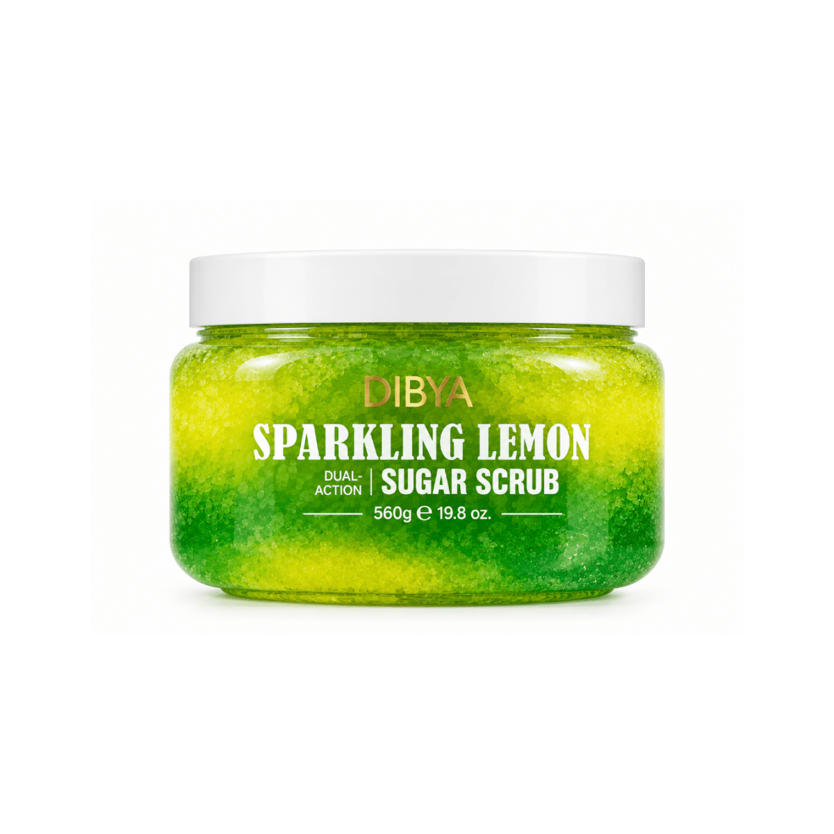 سكراب مقشر للجسم ليمون ديبيا - 560غرام | DIBYA sparkling lemon dual action sugar scrub - Barbie.phar