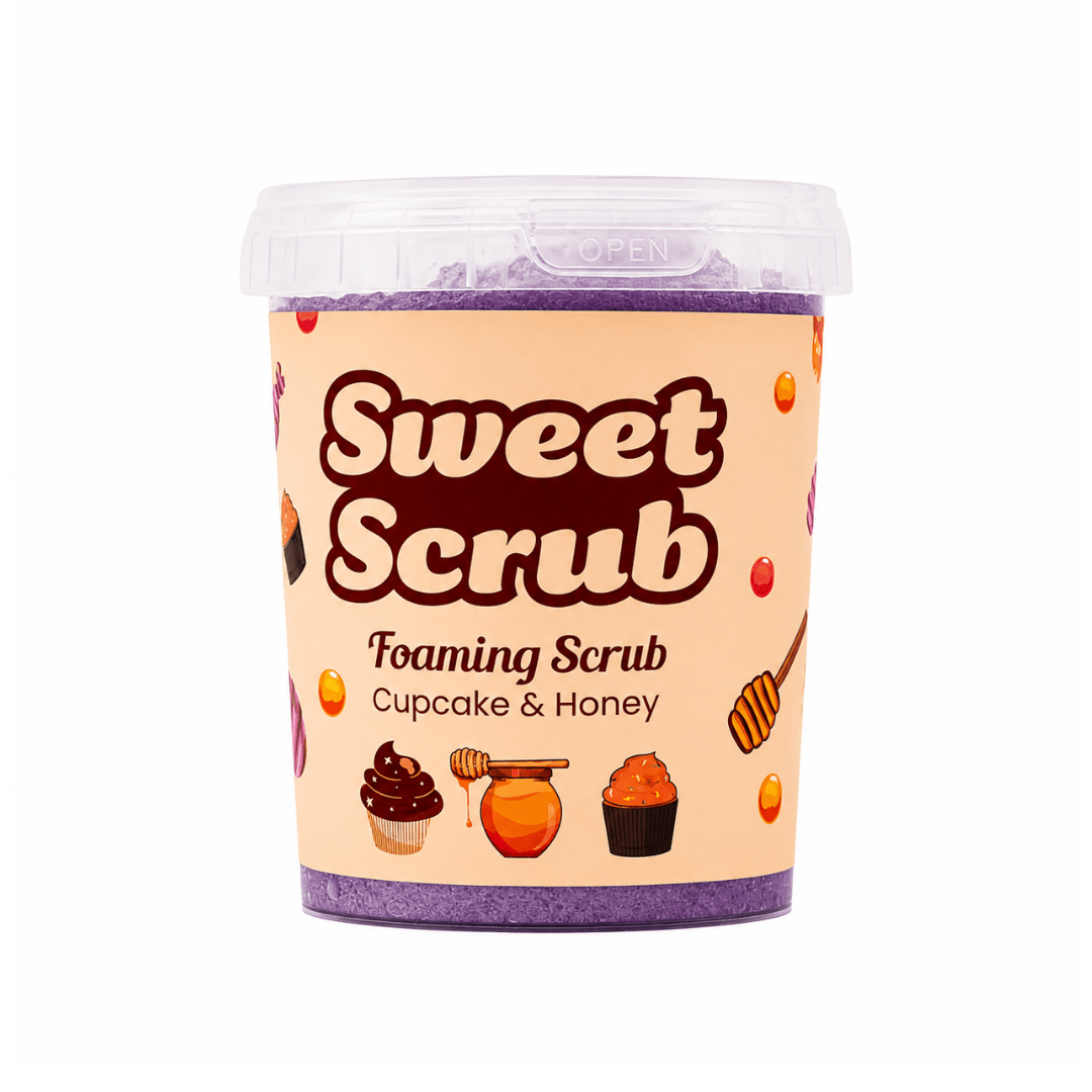 سويت سكراب كب كيك مقشر رغوي للجسم | Sweet Scrub foaming scrub cupcake & honey - Barbie.phar