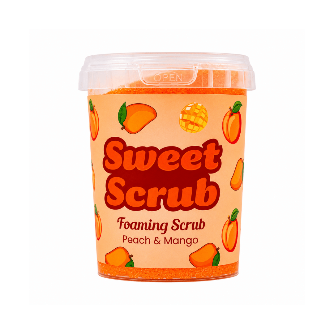 سويت سكراب خوخ مقشر رغوي للجسم | Sweet Scrub foaming scrub peach & mango - Barbie.phar
