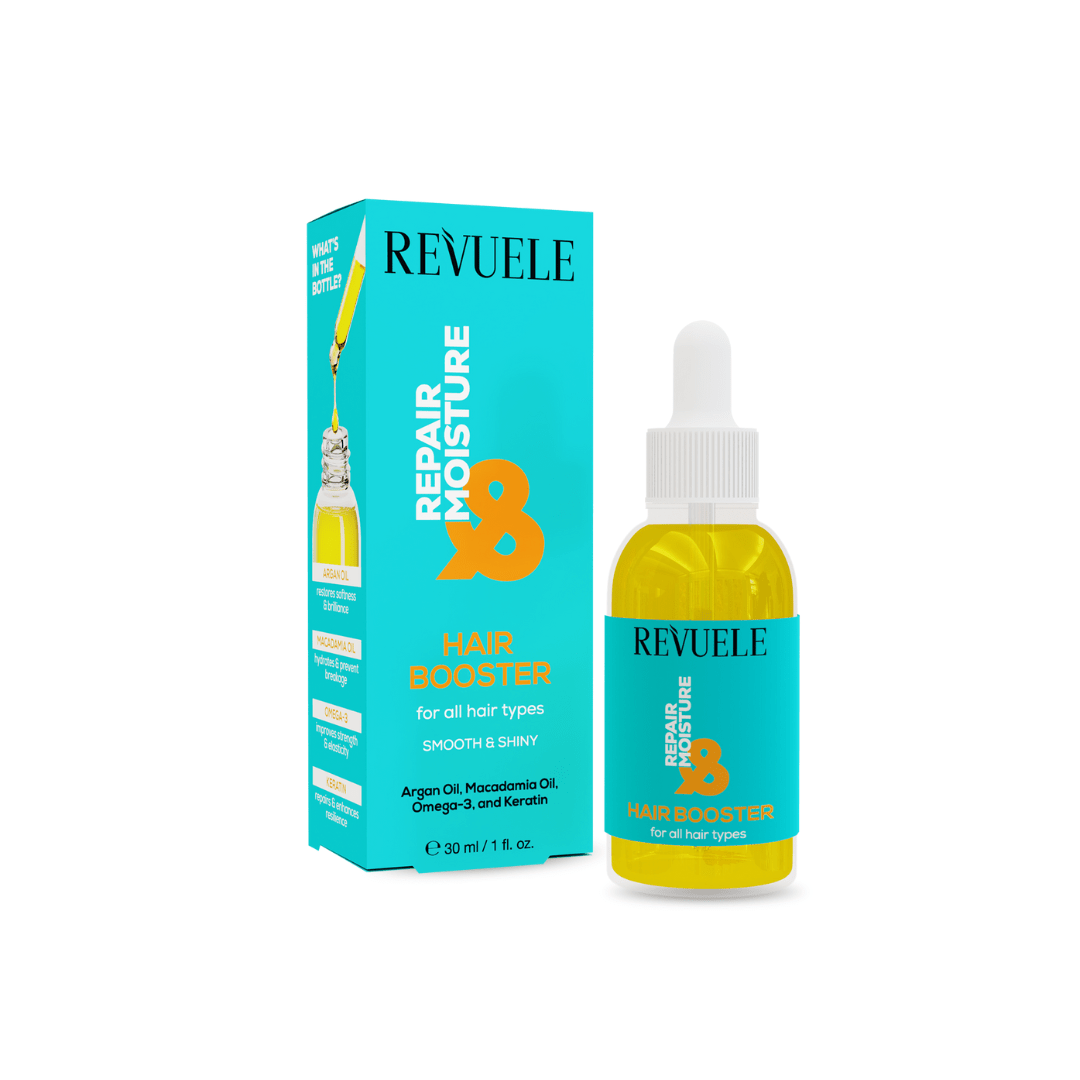 سيروم بوستر مرمم للشعر ريفولي - 30مل | Revuele Repair & Moisture Hair Booster - Barbie.phar
