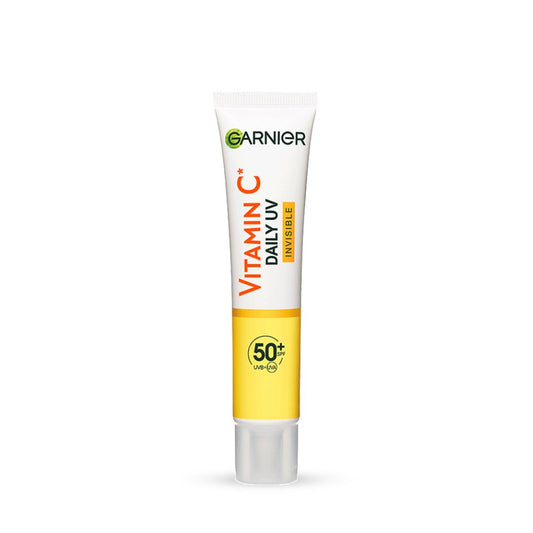 سيروم فايتمن سي مع واقي شمس غارنيية - 40 مل | Garnier Vitamin C Daily UV Brightening Fluid Invisible, SPF50+ - Barbie.phar