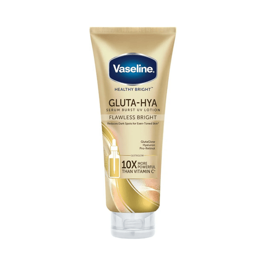 سيروم لوشن لتفتيح المضاعف للجسم كبير فازلين - 330مل | Vaseline gluta-hya serum burst lotion flawless bright - Barbie.phar