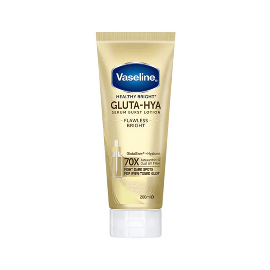 سيروم لوشن لتوحيد الجسم فازلين - 200مل | Vaseline gluta - hya serum burst lotion flawless bright - Barbie.phar