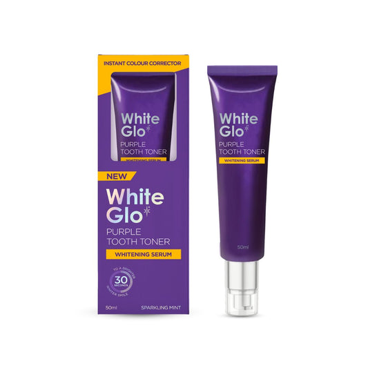 سيروم لتبييض الاسنان - 50مل | White Glo Purple Tooth Toner Whitening Serum - Barbie.phar