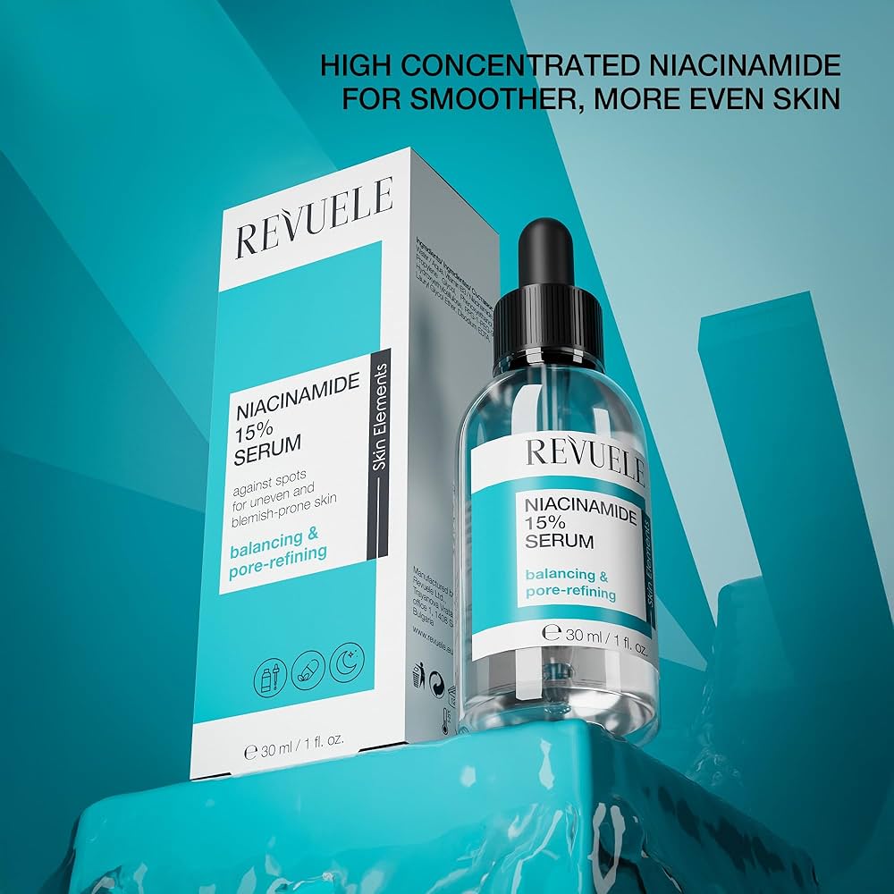 سيروم نياسيناميد 15% ريفولي - 30مل | Revuele Niacinamide 15% Serum Balancing & Pore Refining - Barbie.phar