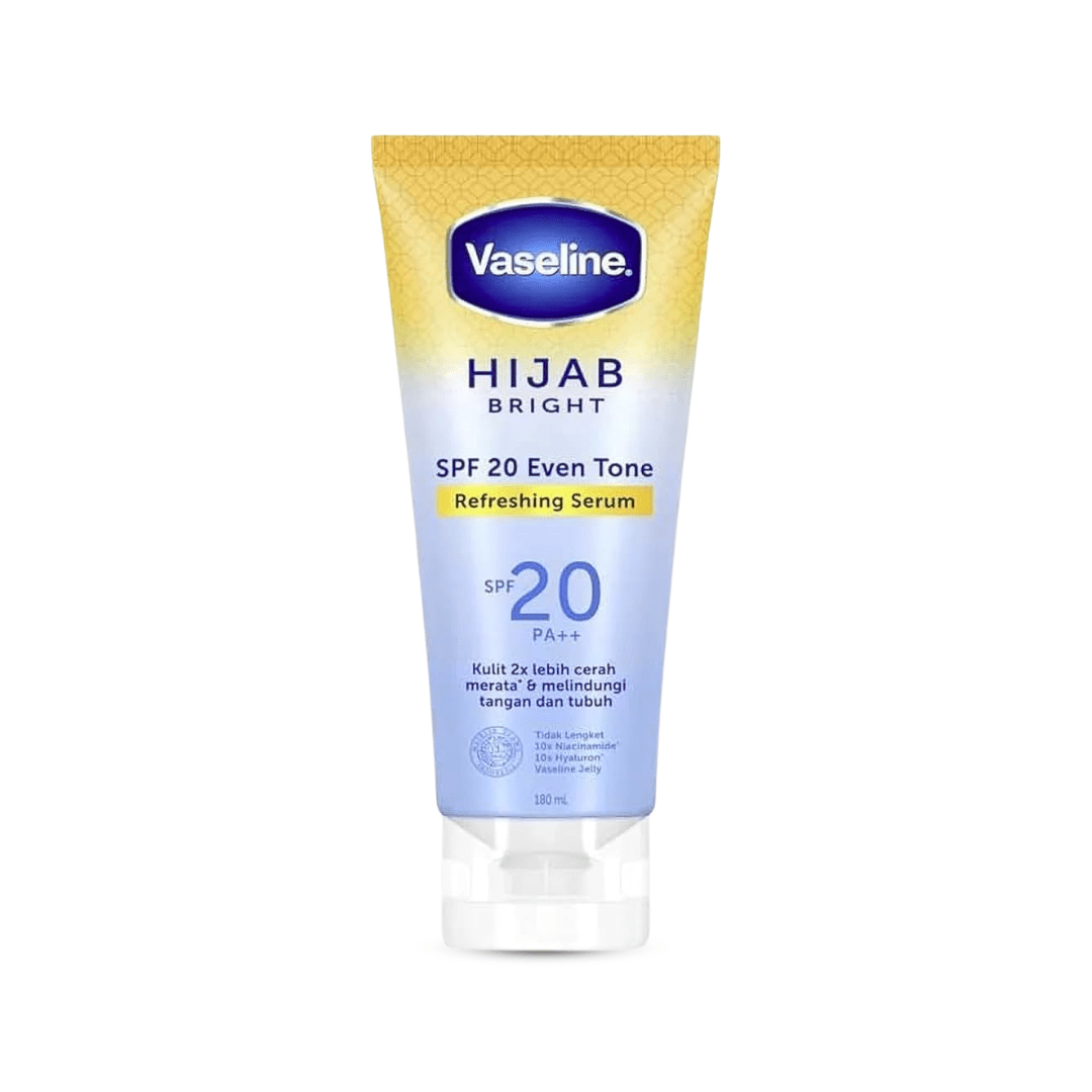 سيروم واقي شمس فازلين - 180مل | Vaseline Hijab Bright Spf20 Even Tone Refreshing Serum - Barbie.phar