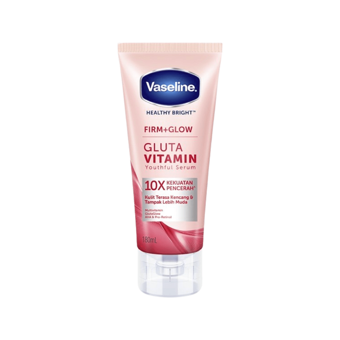 سيروم شد الجسم فازلين - 180مل | Vaseline firm + glow gluta vitamin youthful serum - Barbie.phar