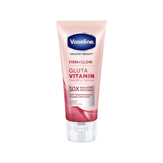 سيروم شد الجسم فازلين - 180مل | Vaseline firm + glow gluta vitamin youthful serum - Barbie.phar