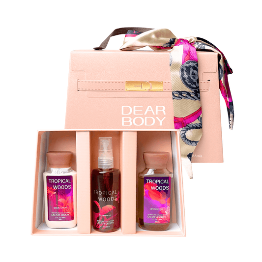سيت عناية بالجسم مع حقيبة خاصة تروبيكال - Barbie.phar