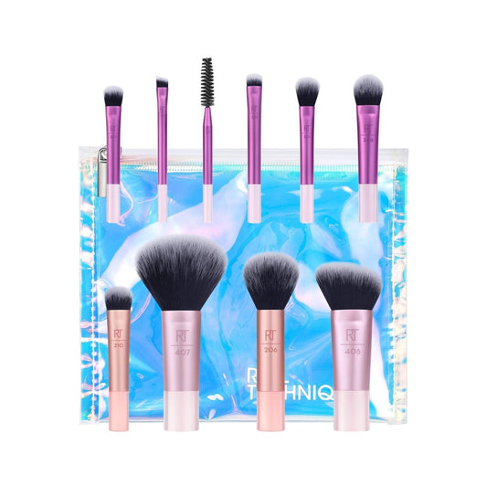 سيت فرش مكياج ميني ريل تكنيك | Real Techniques Travel Fantasy Mini Brush Kit - Barbie.phar