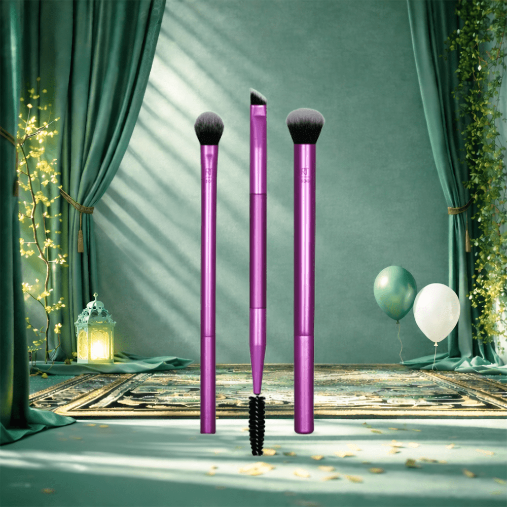 سيت فرش ظلال ريل تكنيك | Real Techniques eye shade + blend brush set - Barbie.phar