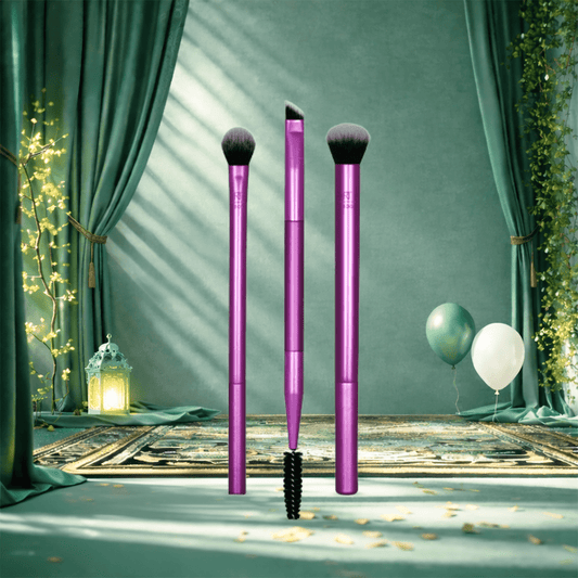 سيت فرش ظلال ريل تكنيك | Real Techniques eye shade + blend brush set - Barbie.phar