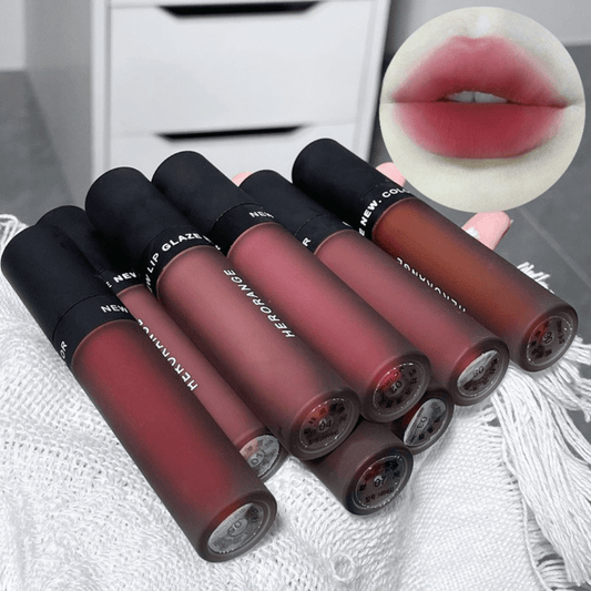 سيت حمر فيلفت هيرو راينج | HERORANGE Matte Velvet Lipstick Set - Barbie.phar