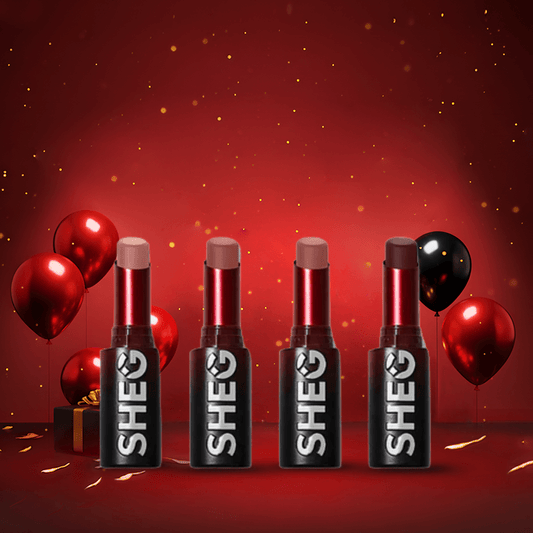 سيت حمر مات امبير روز شيكلام | Sheglam Ember Rose Long Lasting Matte Lipstick Set - Barbie.phar