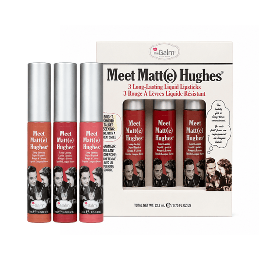 سيت حمر مات هيوز ذا بالم - 22.2مل | The Balm meet matte hughes long lasting liquid lipstick - Barbie.phar