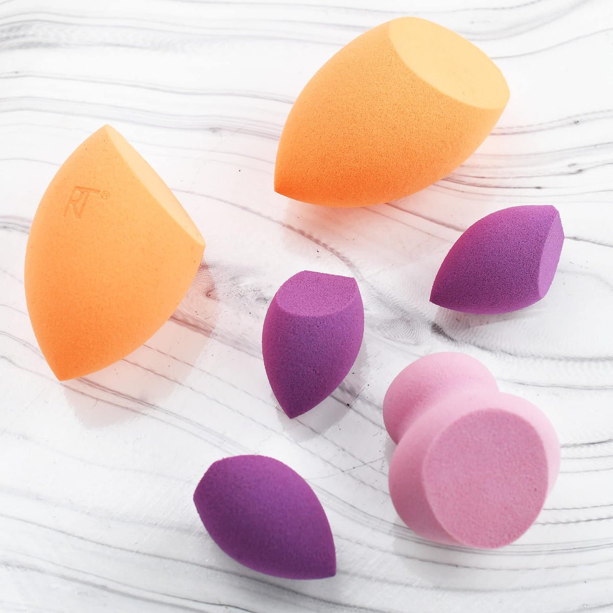 سيت ميركل بيوتي بلندر ريل تكنيك | Real Techniques 6 miracle sponges - Barbie.phar