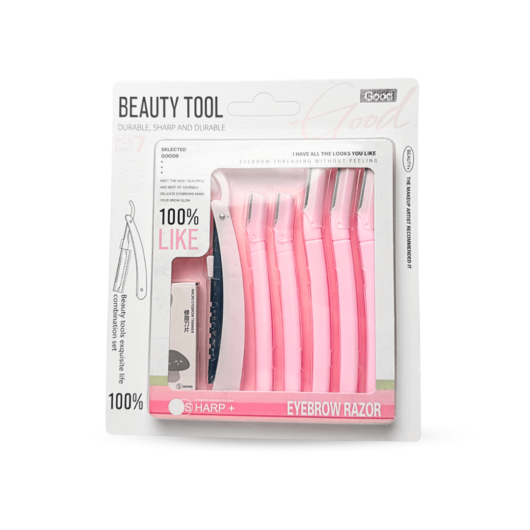 سيت شفرات حلاقة بيوتي تول | Beauty Tool Eyebrow Razors Set - Barbie.phar