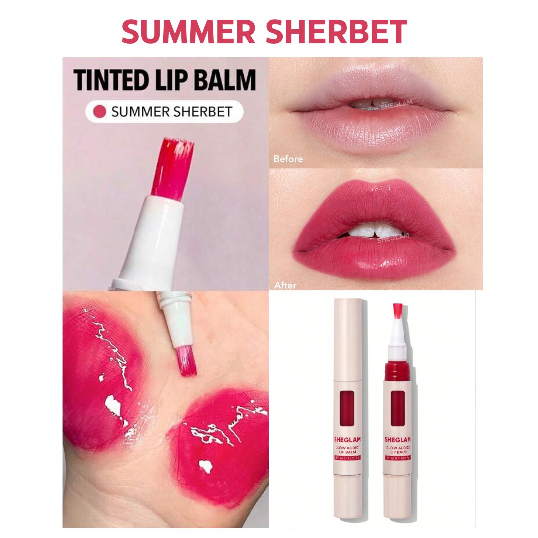 تنت مرطب للشفاه شي غلام | Sheglam Glow Addict Tinted Lip Balm - Barbie.phar