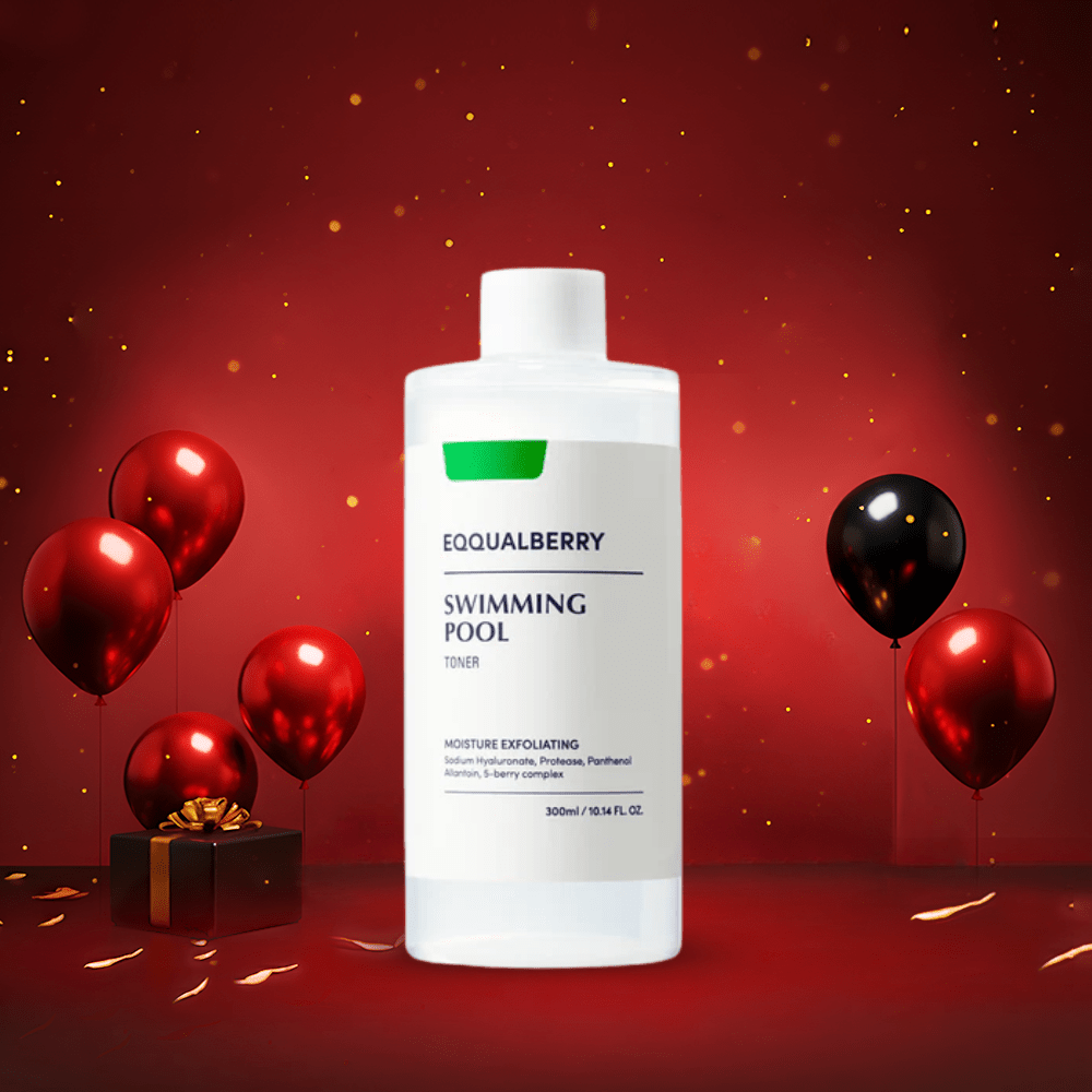 تونر مقشر ايكول بيري - 300مل | EqqualBerry swimming pool toner moisture exfoliating - Barbie.phar