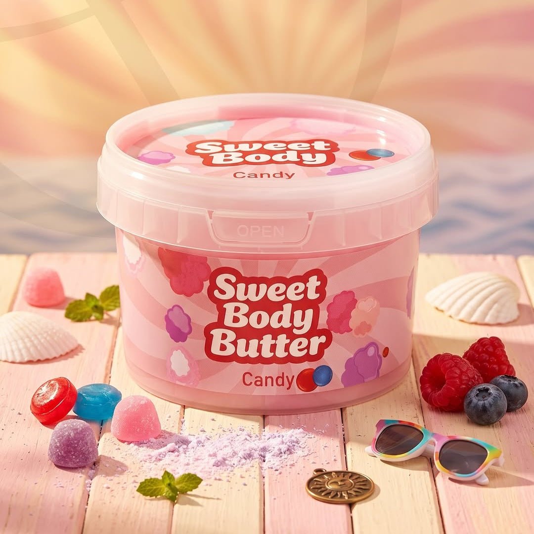 زبدة ترطيب الجسم كاندي سويت سكراب - 250مل | Sweet Scrub sweet body butter candy - Barbie.phar