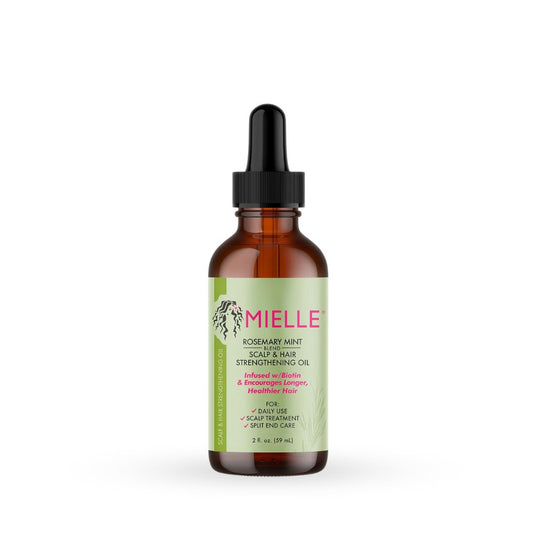 زيت اكليل الجبل ميلي - 59مل | Mielle Rosemary Mint Scalp & Hair Strengthening Oil 59ml - Barbie.phar