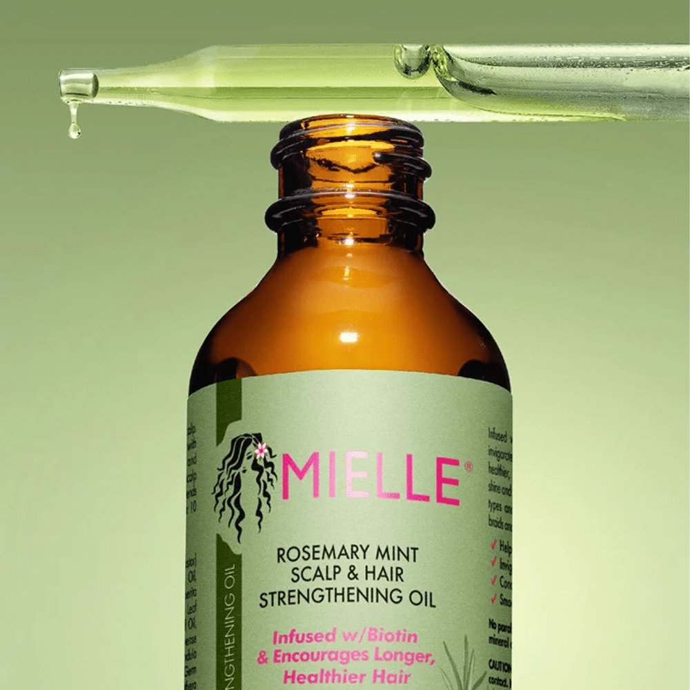 زيت اكليل الجبل ميلي - 59مل | Mielle Rosemary Mint Scalp & Hair Strengthening Oil 59ml - Barbie.phar