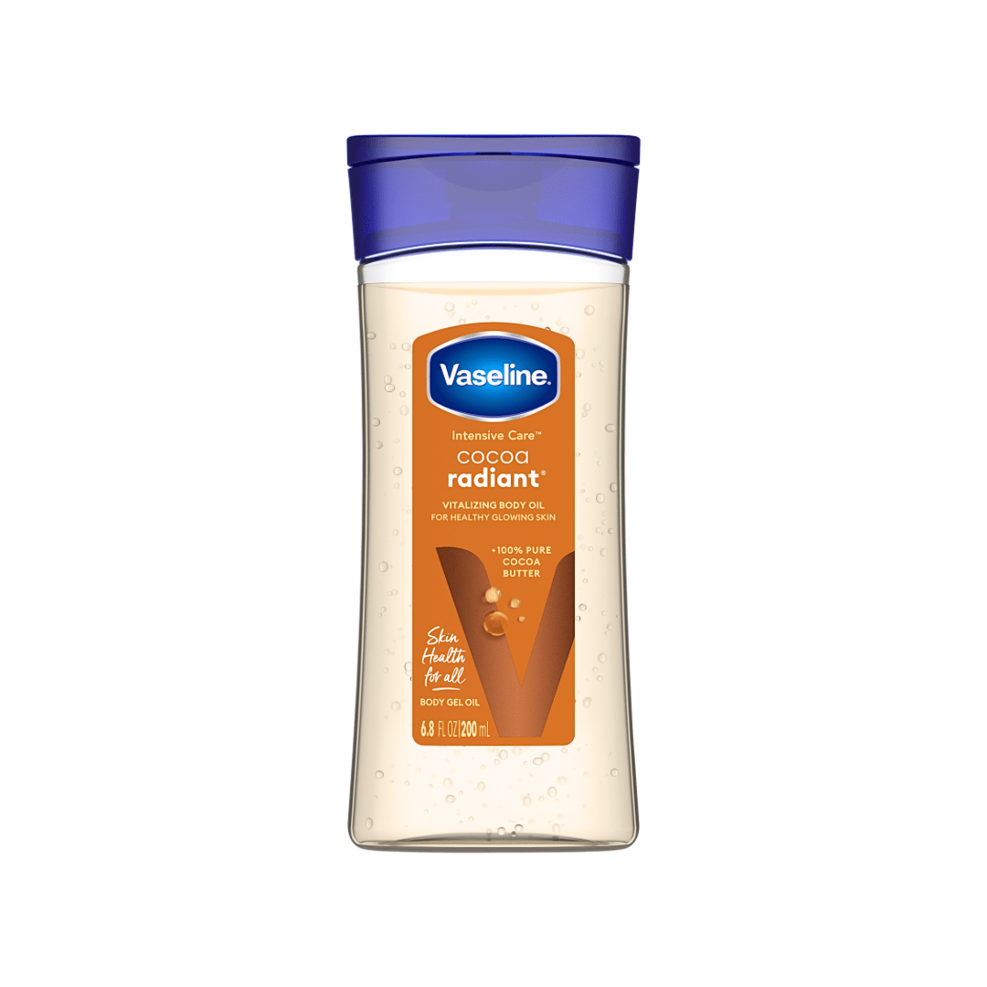 زيت فازلين للجسم بزبدة الكاكاو - 200مل | Vaseline Cocoa Radiant Vitalizing Body Oil - Barbie.phar