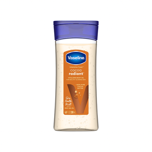زيت فازلين للجسم بزبدة الكاكاو - 200مل | Vaseline Cocoa Radiant Vitalizing Body Oil - Barbie.phar