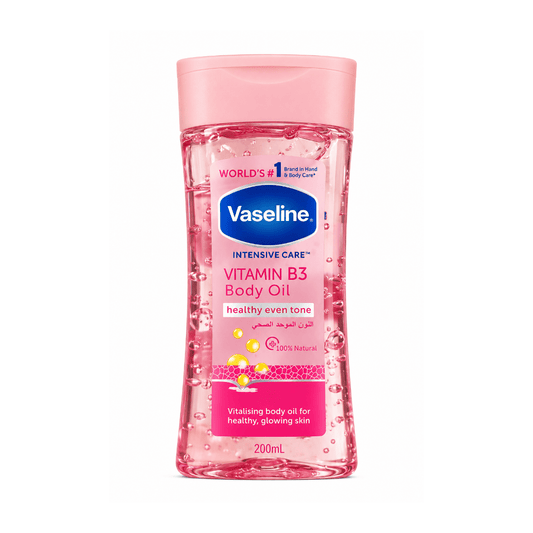 زيت فازلين لتوحيد البشرة - 200مل | Vaseline Vitamine B3 Body Oil - Barbie.phar