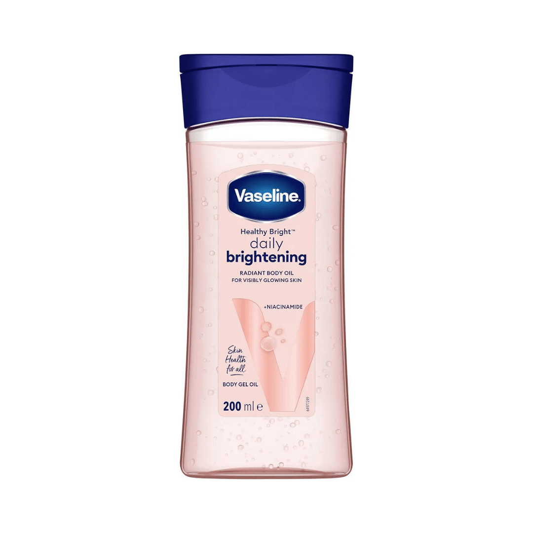 زيت فازلين لتوحيد لون الجسم - 200مل | Vaseline daily brightening radiant body oil - Barbie.phar